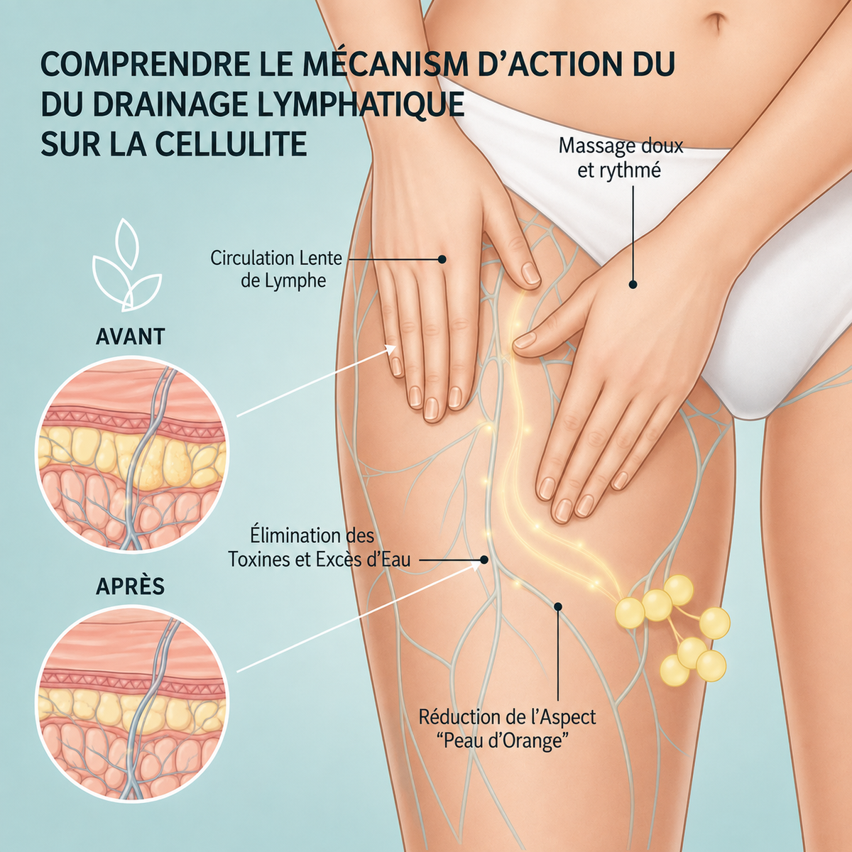 Masseur drainant - 4 en 1